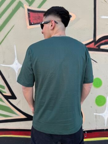 Remera basic oversize Verde Ingles - Imagen 2