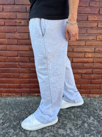Jogging rustico linea gris melange - Imagen 2