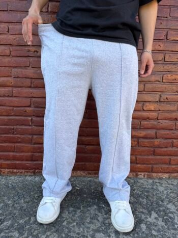 Jogging rustico linea gris melange - Imagen 5