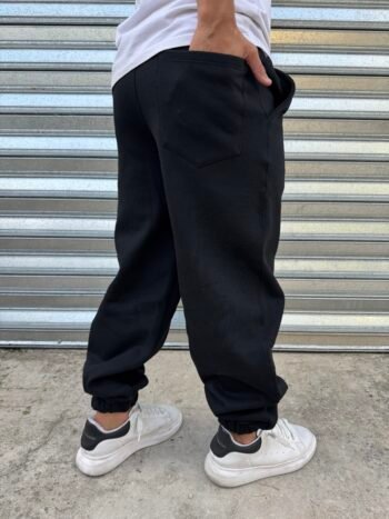 Jogger algodon frisado Black - Imagen 4