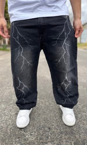 Jean baggy Trueno grey