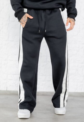Jogging Frisado black tira gruesa - Imagen 2