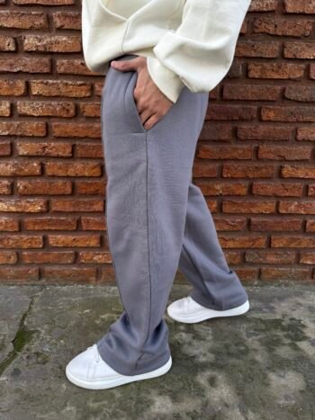 Jogging frisado linea gris topo - Imagen 4