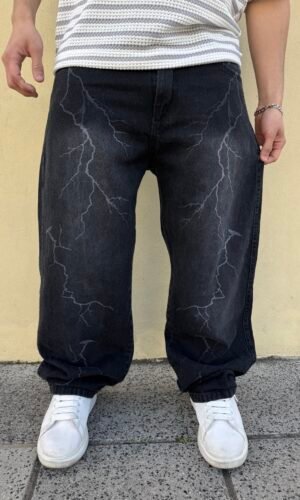 Jean baggy Trueno grey