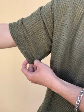 Remera crochet basica Verde - Imagen 2