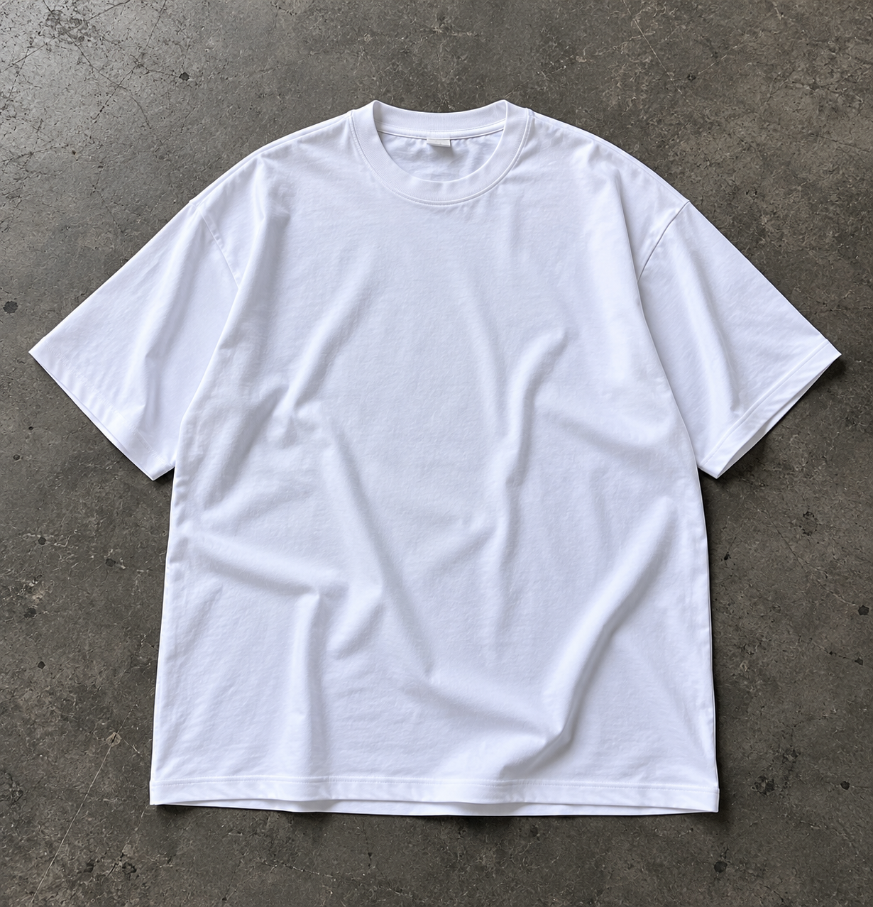 Remera basic oversize Blanca - Imagen 4