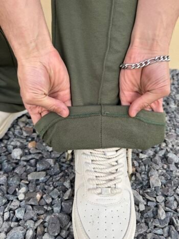 Jogging rustico linea verde militar - Imagen 5