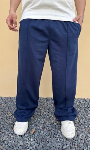 Jogging rustico linea azul marino