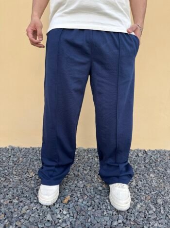 Jogging rustico linea azul marino