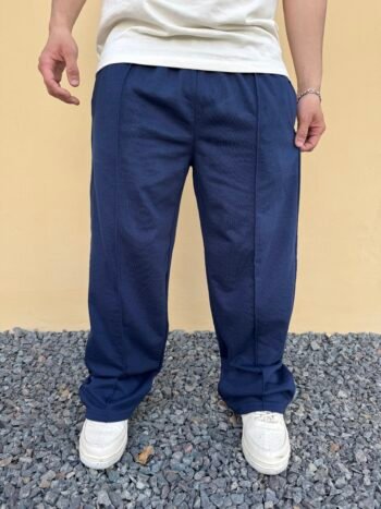Jogging rustico linea azul marino - Imagen 2