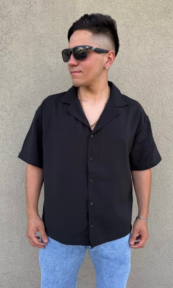 Camisa venice negra