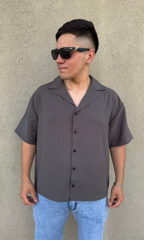 Camisa venice gris topo