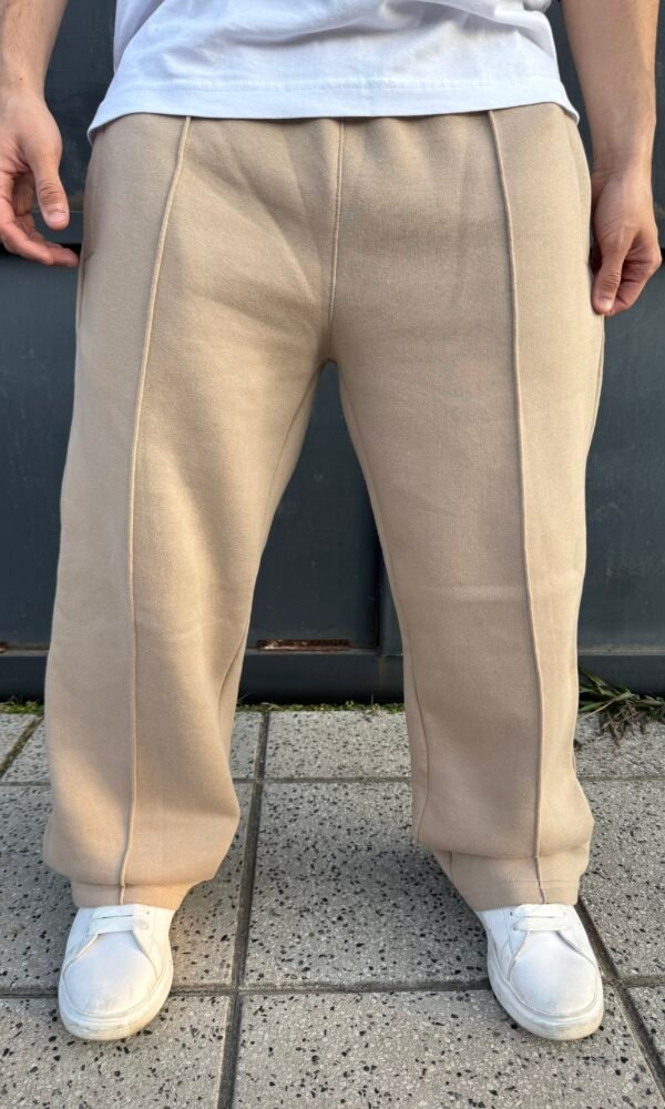 Jogging frisado linea beige