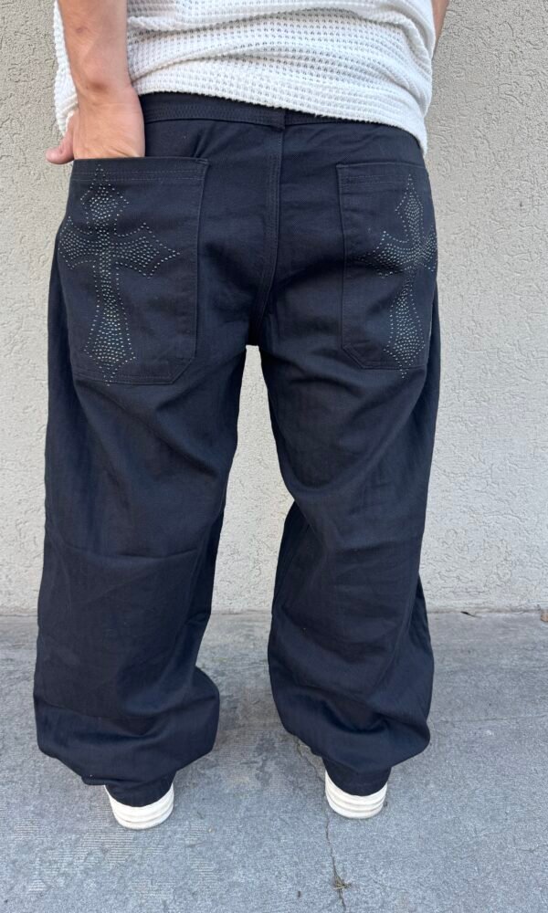 Jean Extra Baggy black cruz