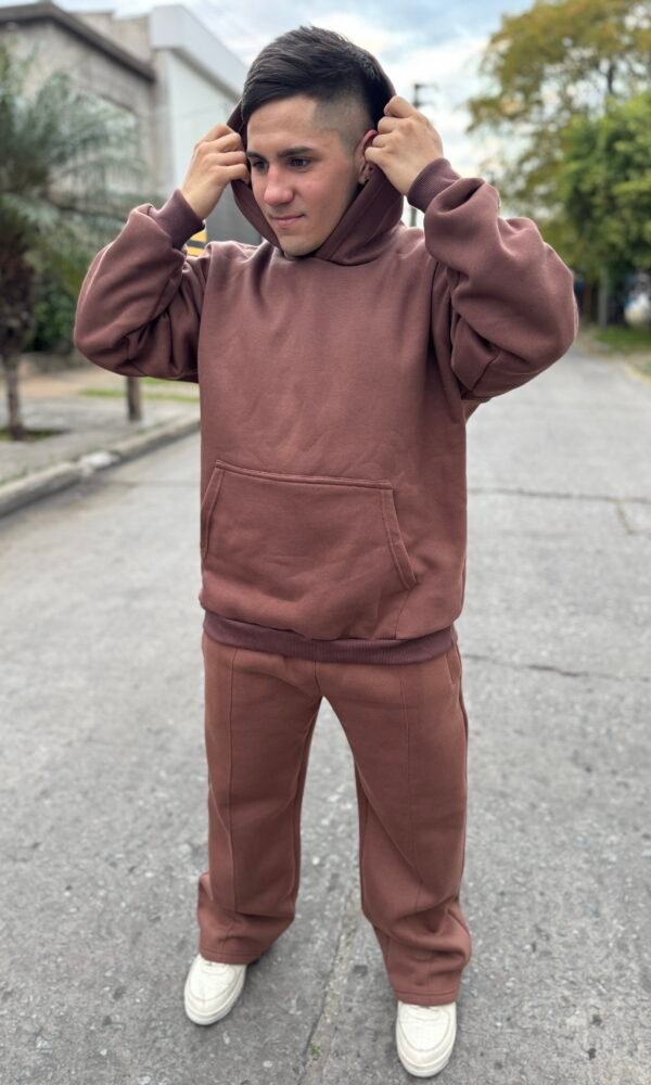 Conjunto frisado brown