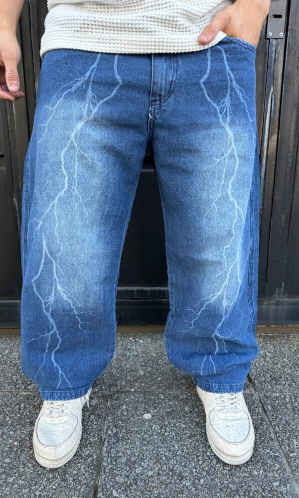 Jean baggy trueno blue