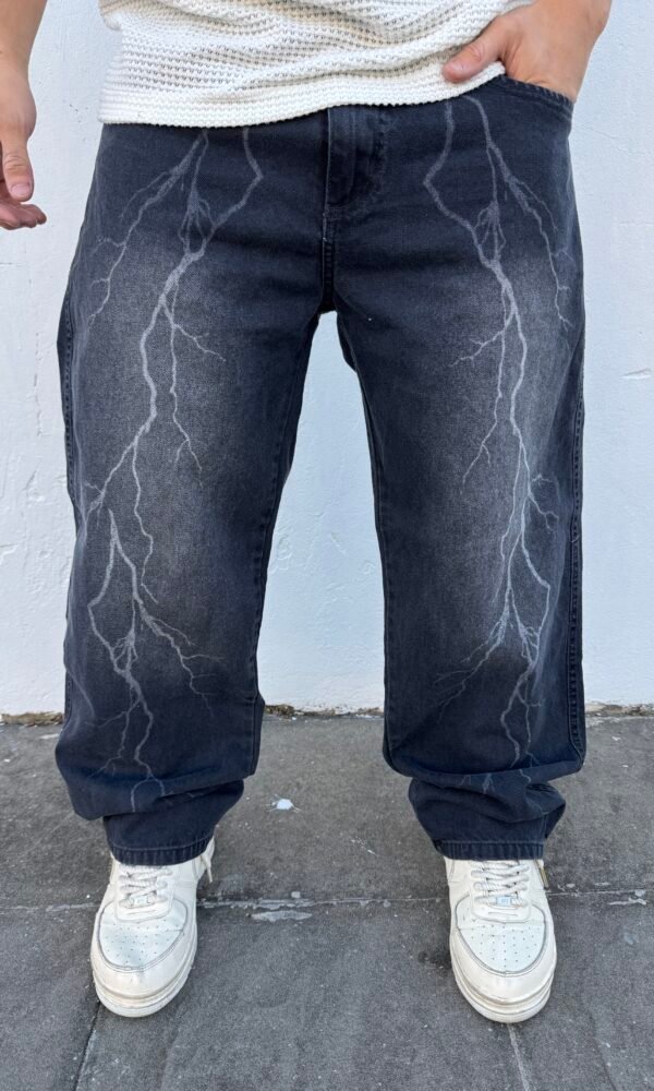 Jean baggy trueno black