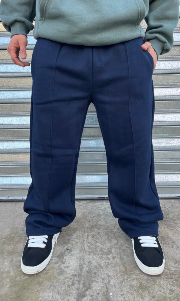 Jogging frisado linea azul