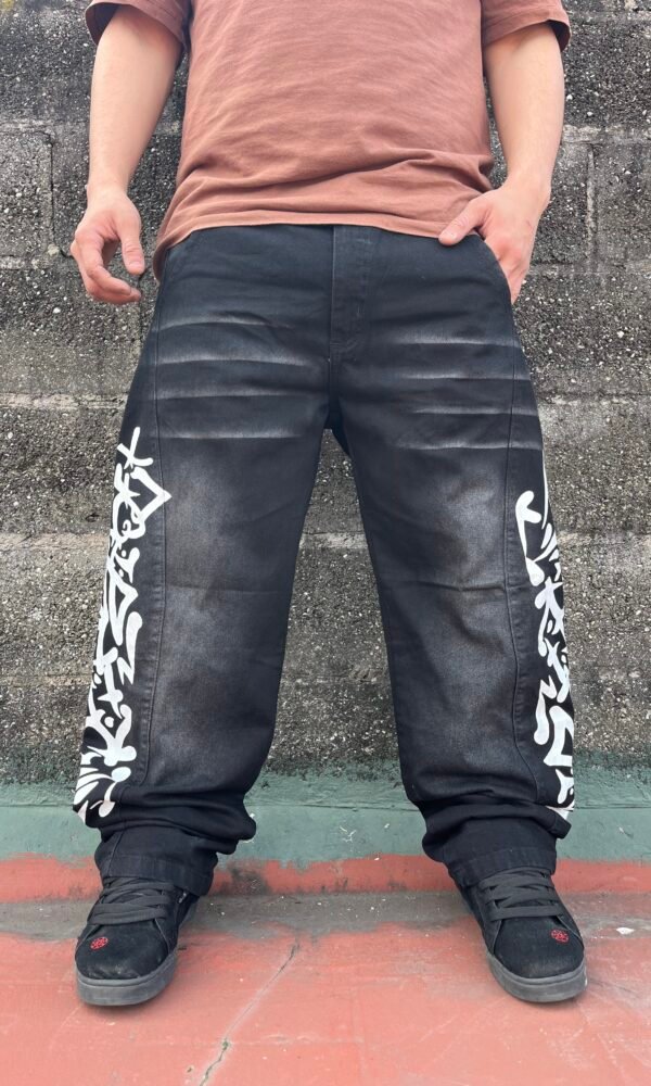 Jean baggy Japon negro